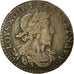 Coin, France, Double Tournois, 1629, Letter on right of the bust, EF(40-45)