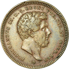 Coin, ITALIAN STATES, NAPLES, Ferdinando II, 2 Tornesi, 1839, EF(40-45), Copper