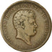 Moneda, Estados italianos, NAPLES, Ferdinando II, 5 Tornesi, 1849, BC+, Cobre