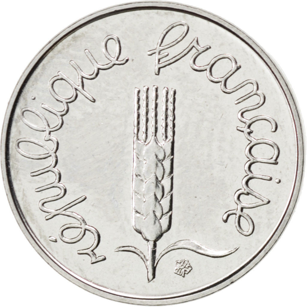 FRANCE, Épi, Centime, 1990, Paris, KM #928, MS(63), Stainless Steel, 15, Gadoury