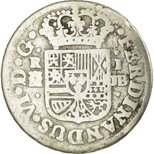 Moneda, España, Ferdinand VI, Real, 1748, Madrid, BC+, Plata, KM:369.1