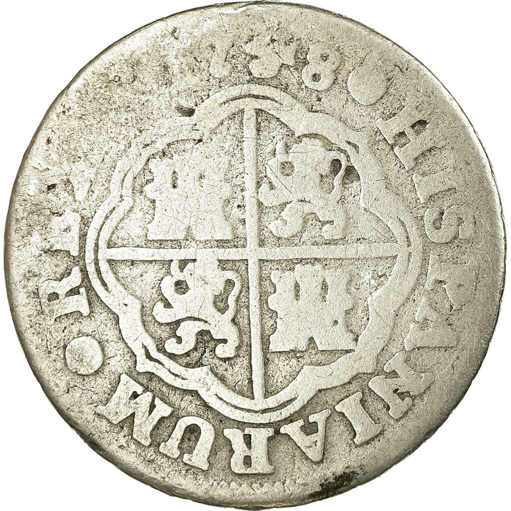 Moneda, España, Ferdinand VI, Real, 1748, Madrid, BC+, Plata, KM:369.1