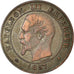Moneda, Francia, Napoleon III, Napoléon III, 2 Centimes, 1857, Bordeaux, MBC