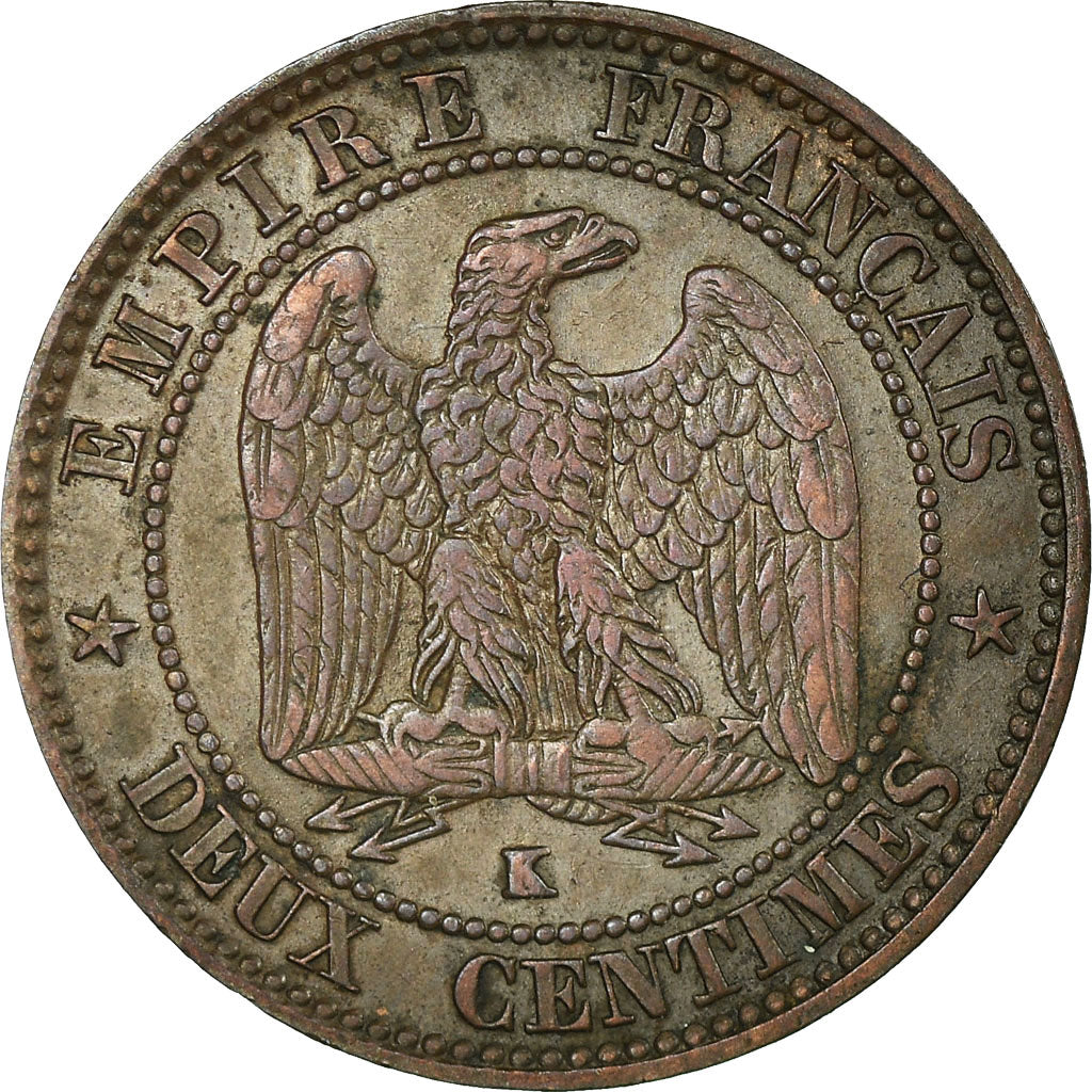 Münze, Frankreich, Napoleon III, Napoléon III, 2 Centimes, 1857, Bordeaux, SS