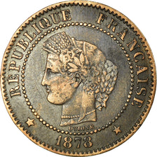 Monnaie, France, Cérès, 2 Centimes, 1878, Bordeaux, TTB, Bronze, Gadoury:105