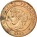Münze, Frankreich, Cérès, 5 Centimes, 1892, Paris, VZ, Bronze, KM:821.1, Le