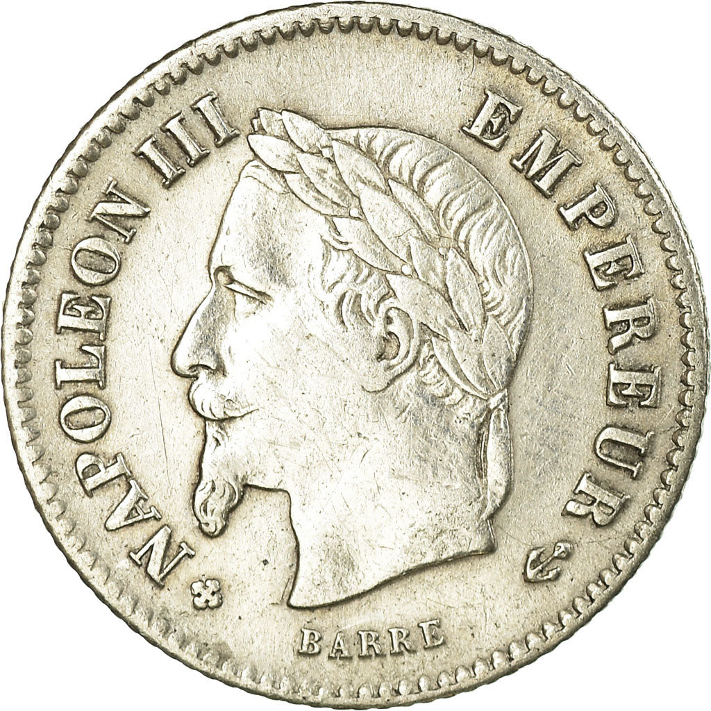 Coin, France, Napoleon III, Napoléon III, 20 Centimes, 1867, Strasbourg