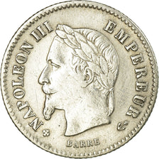 Coin, France, Napoleon III, Napoléon III, 20 Centimes, 1867, Strasbourg