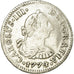 Moneta, Messico, Charles III, 1/2 Réal, 1774, Mexico City, MB+, Argento