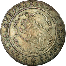 Coin, SWISS CANTONS, BERN, 1/2 Batzen, 1778, Bern, EF(40-45), Billon, KM:91