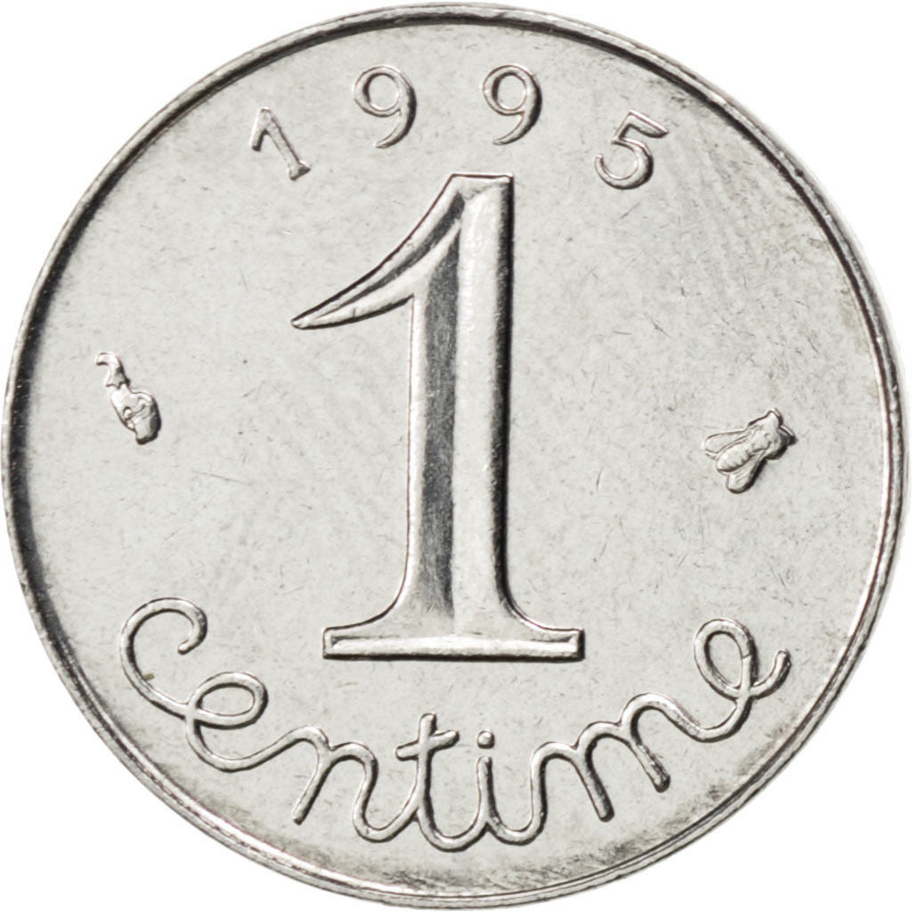 Monnaie, France, Épi, Centime, 1995, SUP+, Stainless Steel, KM:928, Gadoury:91