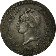 Monnaie, France, Dupré, Centime, 1797, Paris, TTB+, Bronze, Gadoury:76, KM:646