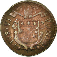 Coin, VATICAN CITY, Quattrino, 1779, Bologne, EF(40-45), Copper