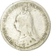 Coin, Great Britain, Victoria, 3 Pence, 1891, VF(20-25), Silver, KM:758
