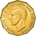 Monnaie, Grande-Bretagne, George VI, 3 Pence, 1937, SPL, Nickel-brass, KM:849