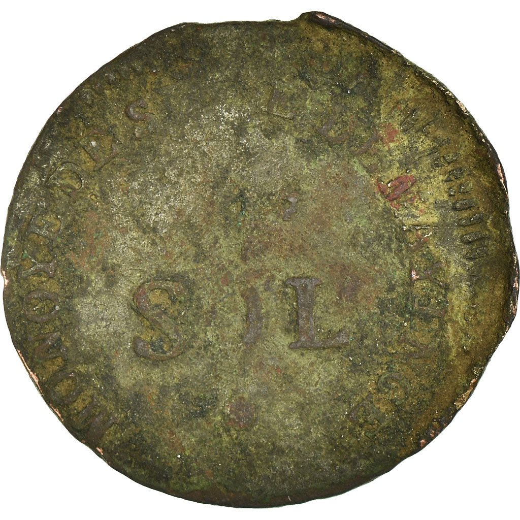 Coin, German States, MAINZ, Friedrich Karl Josef, Sol, 1793, Mayence, VF(20-25)
