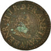 Coin, France, Henri IV, Denier Tournois, 1608, Paris, VF(30-35), Copper, KM:15
