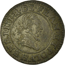 Coin, France, Henri III, Double Tournois, Paris, EF(40-45), Copper, CGKL:86