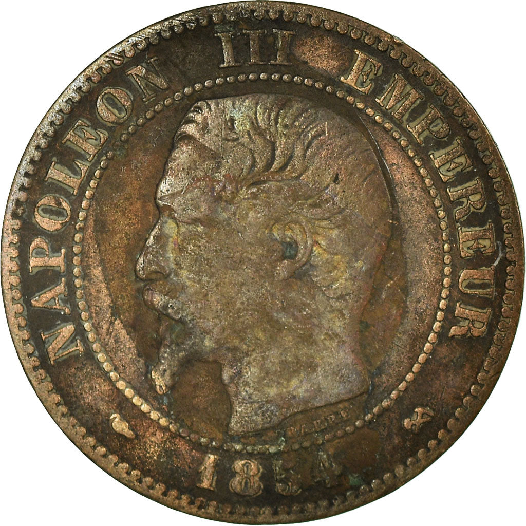 Munten, Frankrijk, Napoleon III, Napoléon III, 2 Centimes, 1854, Lyon, FR