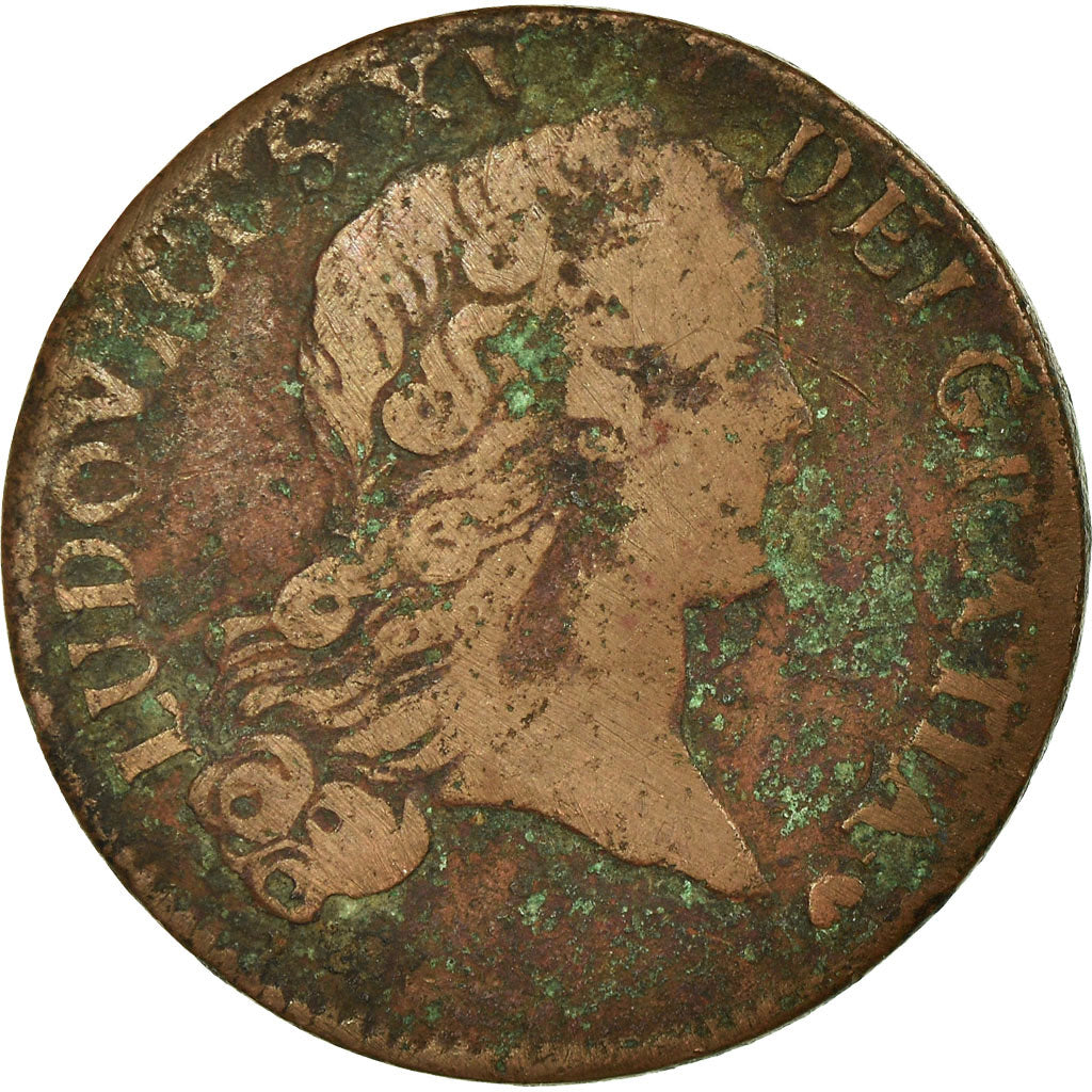 Münze, Frankreich, Louis XV, Sol au buste enfantin, Sol, 1719, Strasbourg, S