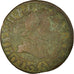 Münze, Frankreich, Louis XIII, Double tournois, buste juvénile, Double