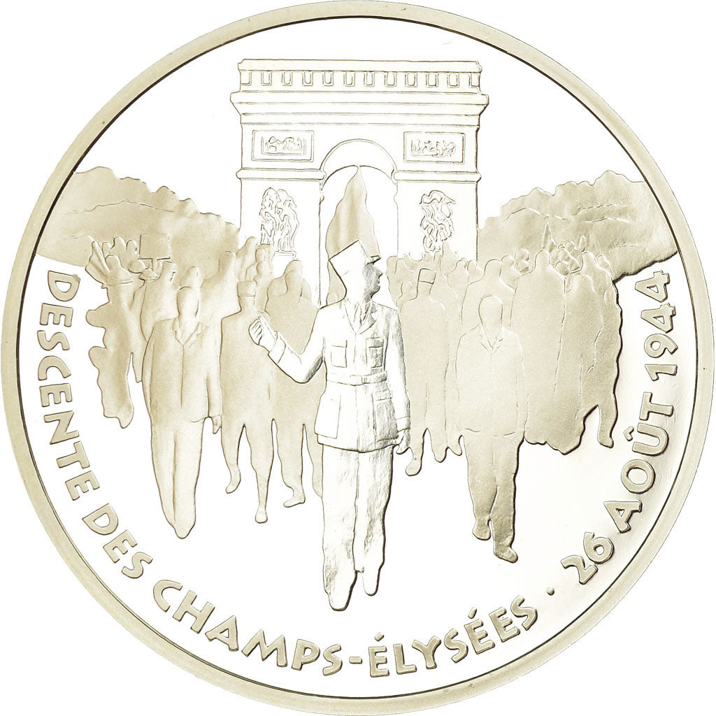 Coin, France, Libération de Paris, 100 Francs, 1994, BE, MS(65-70), Silver