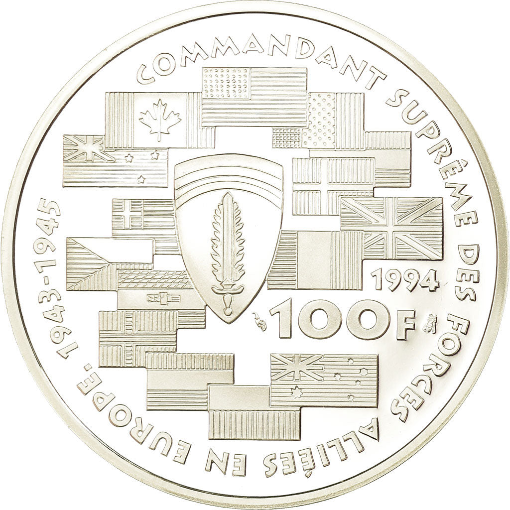 Monnaie, France, 100 Francs, 1994, BE, FDC, Argent, Gadoury:C83, KM:1042