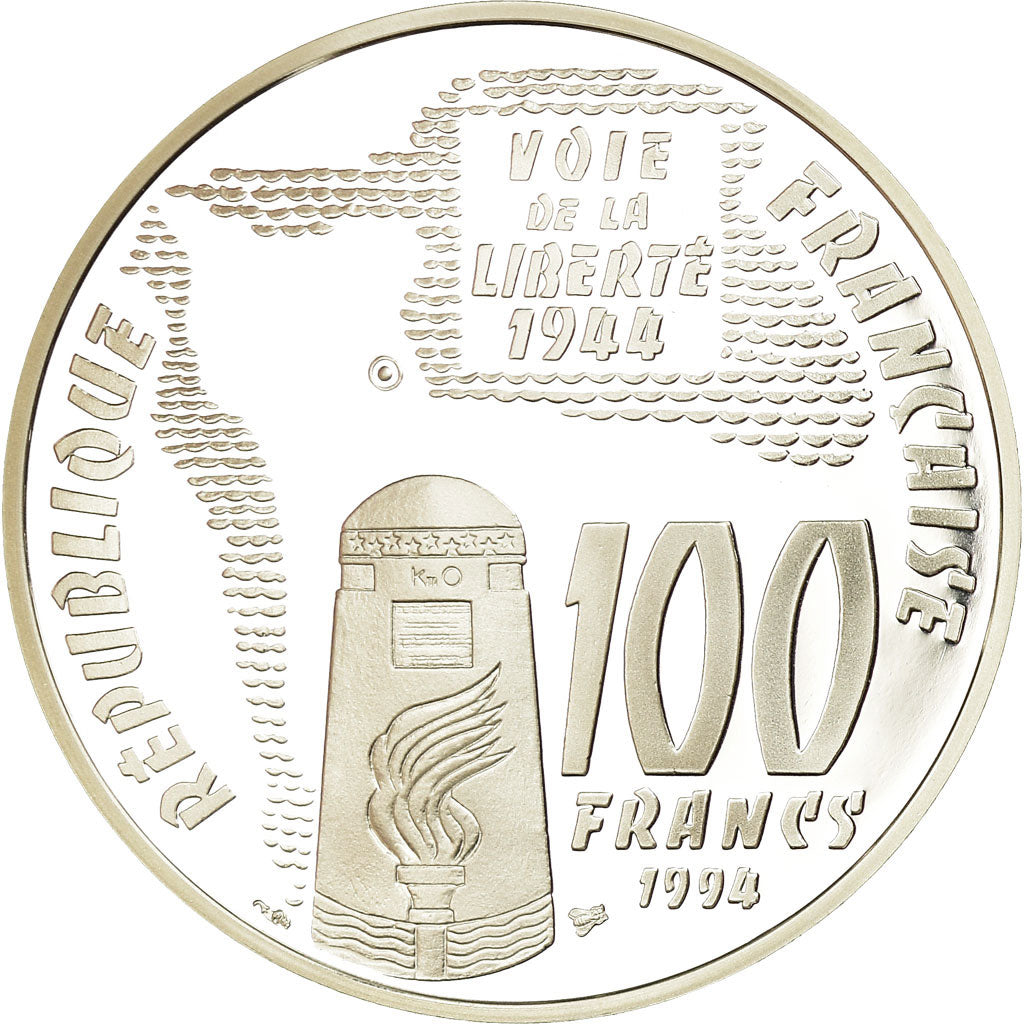 Coin, France, 100 Francs, 1994, BE, MS(65-70), Silver, KM:1043, Gadoury:C85