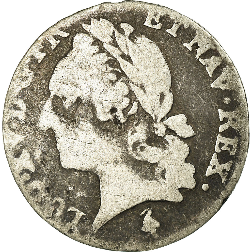 Coin, France, Louis XV, 1/20 Écu à la vieille tête (6 sols), 6 Sols, 1/20