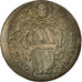 Coin, Vatican, Mezzo (1/2) Baiocco, 1740, Rome, AU(50-53), Copper