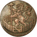 Coin, Netherlands, HOLLAND, Duit, 1739, AU(50-53), Copper, KM:80