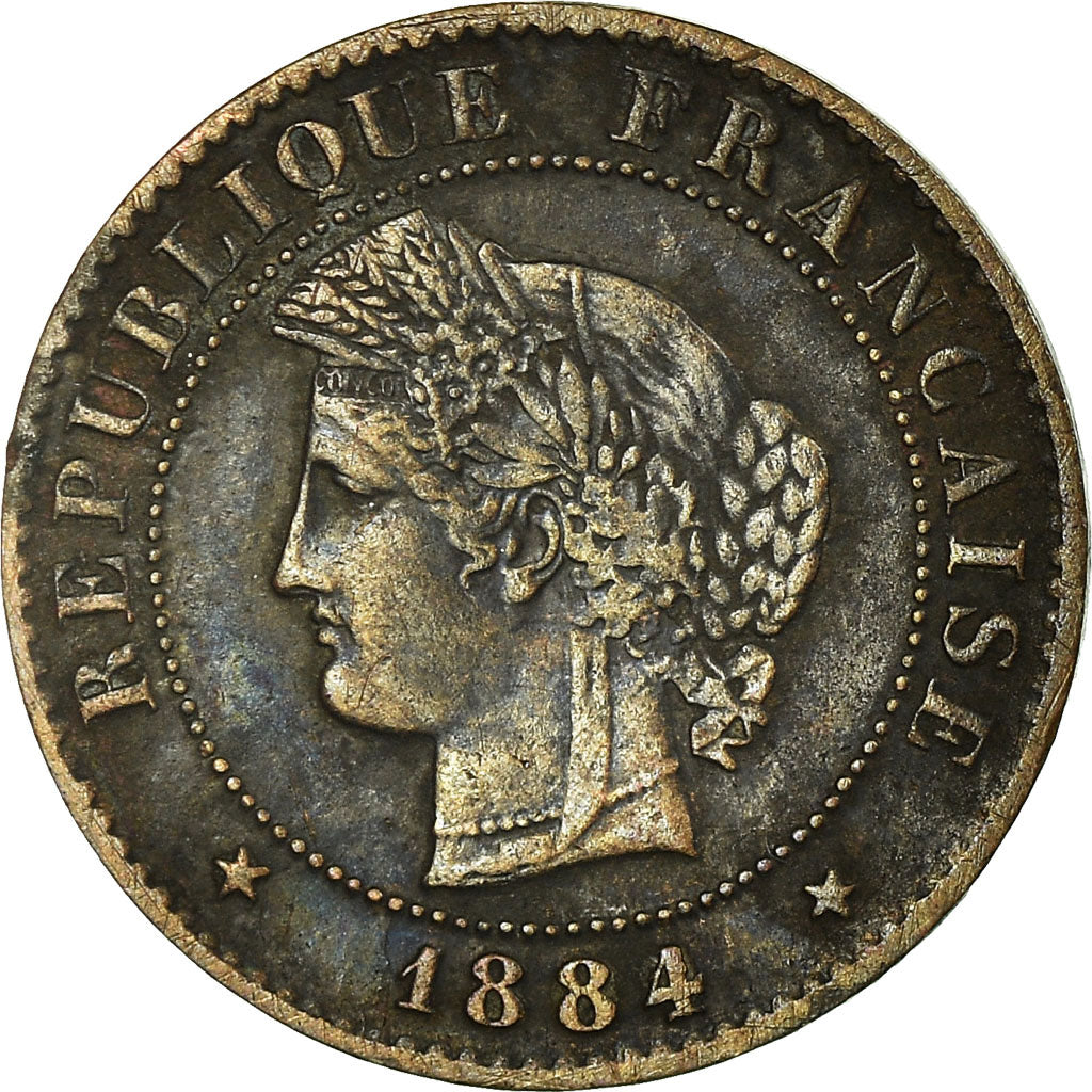 Coin, France, Cérès, Centime, 1884, Paris, EF(40-45), Bronze, KM:826.1