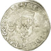 Monnaie, France, Henri II, Douzain aux croissants, 1550, Saint Lô, TB, Billon