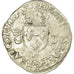 Monnaie, France, Henri II, Douzain aux croissants, 1550, Saint Lô, TB+, Billon