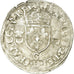 Coin, France, Henri II, Douzain aux croissants, 1550, Saint Lô, VF(30-35)
