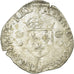 Monnaie, France, Henri II, Douzain aux croissants, 1550, Saint Lô, TB, Billon