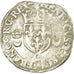 Monnaie, France, Henri II, Douzain aux croissants, 1550, Saint Lô, TB, Billon