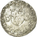 Coin, France, Henri II, Douzain aux croissants, 1551, Rouen, VF(20-25), Billon