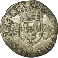 Monnaie, France, Henri II, Douzain, 1551, Poitiers, TB, Billon, Sombart:4380