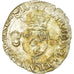 Moneta, Francja, Henri II, Douzain aux croissants, 1556, Bordeaux, VF(20-25)