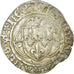 Moeda, França, Charles VIII, Blanc à la couronne, Rouen, VF(30-35), Lingote