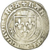 Coin, France, Charles VIII, Blanc à la couronne, Paris, VF(20-25), Billon