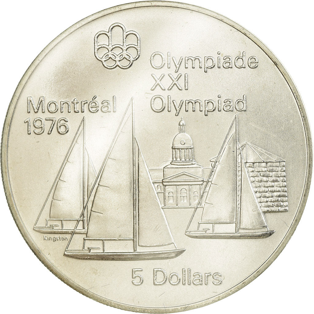 Coin, Canada, Elizabeth II, 5 Dollars, 1973, Royal Canadian Mint, Ottawa