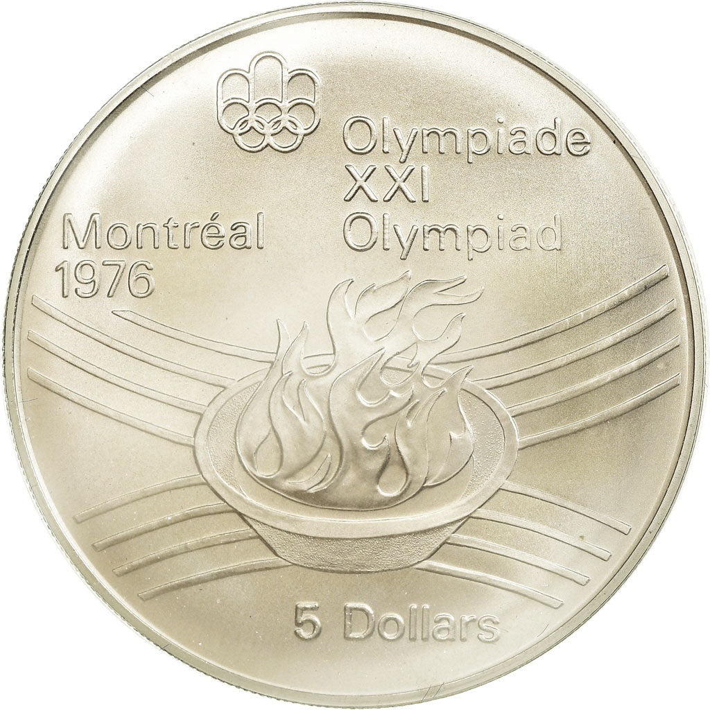Coin, Canada, Elizabeth II, 5 Dollars, 1976, Royal Canadian Mint, Ottawa
