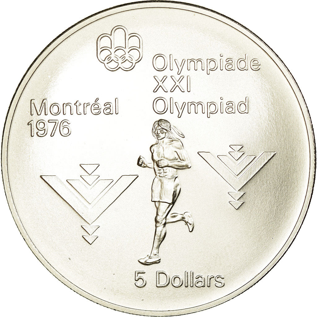 Coin, Canada, Elizabeth II, 5 Dollars, 1975, Royal Canadian Mint, Ottawa