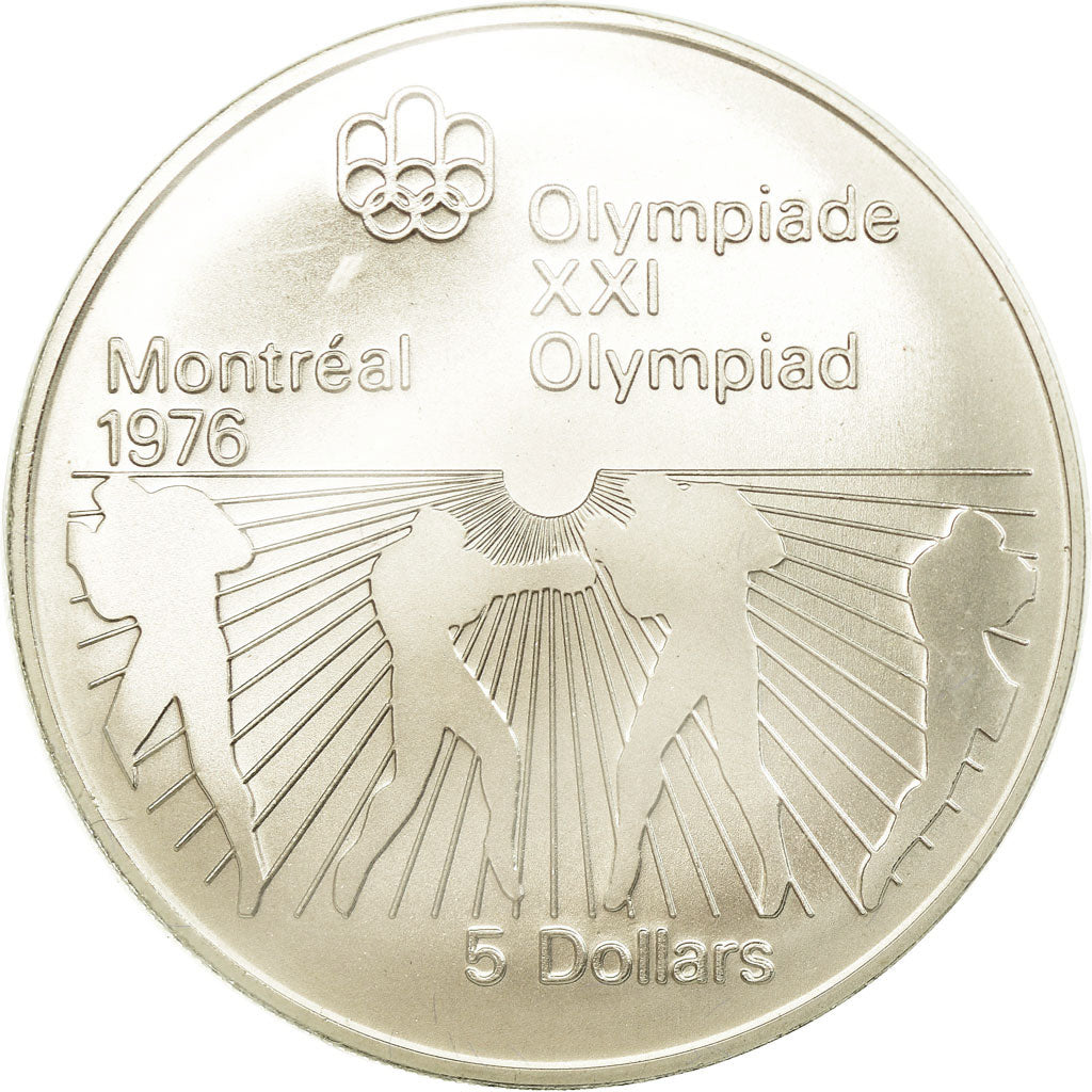 Coin, Canada, Elizabeth II, 5 Dollars, 1976, Royal Canadian Mint, Ottawa