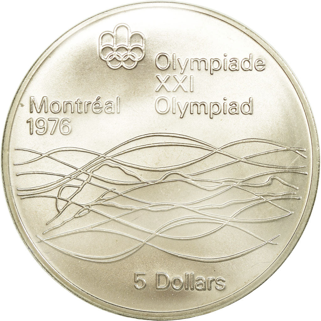 Coin, Canada, Elizabeth II, 5 Dollars, 1975, Royal Canadian Mint, Ottawa
