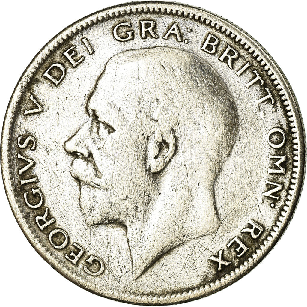 Coin, Great Britain, George V, 1/2 Crown, 1929, VF(20-25), Silver, KM:835