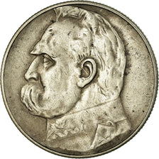 Moneda, Polonia, 5 Zlotych, 1935, Warsaw, MBC, Plata, KM:28
