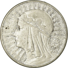 Coin, Poland, 10 Zlotych, 1932, Warsaw, VF(30-35), Silver, KM:22